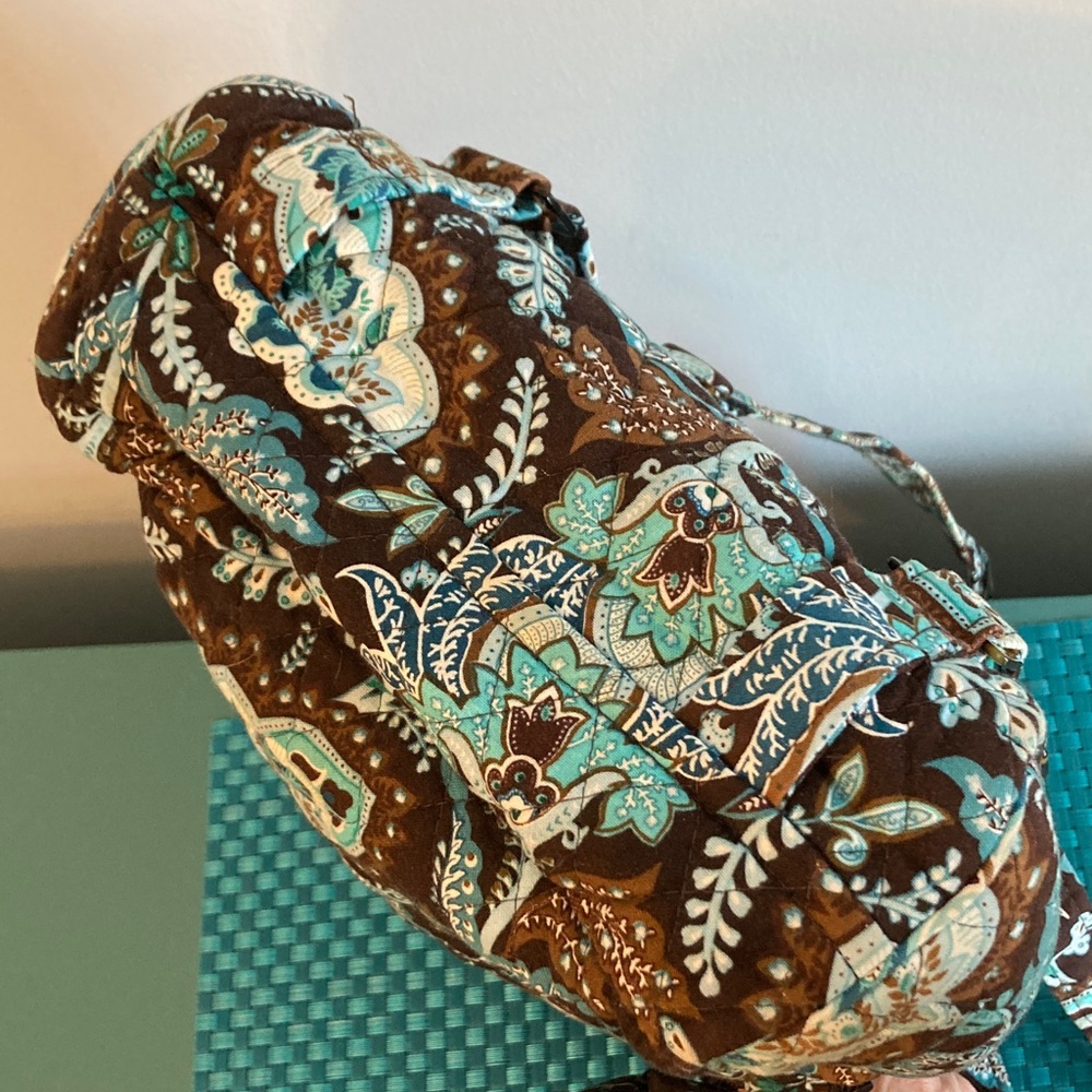 Vera Bradley Java Blue Mini Backpack Made In Usa - image 6